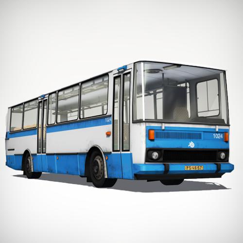 Colorable Bus (Rigged) preview image
